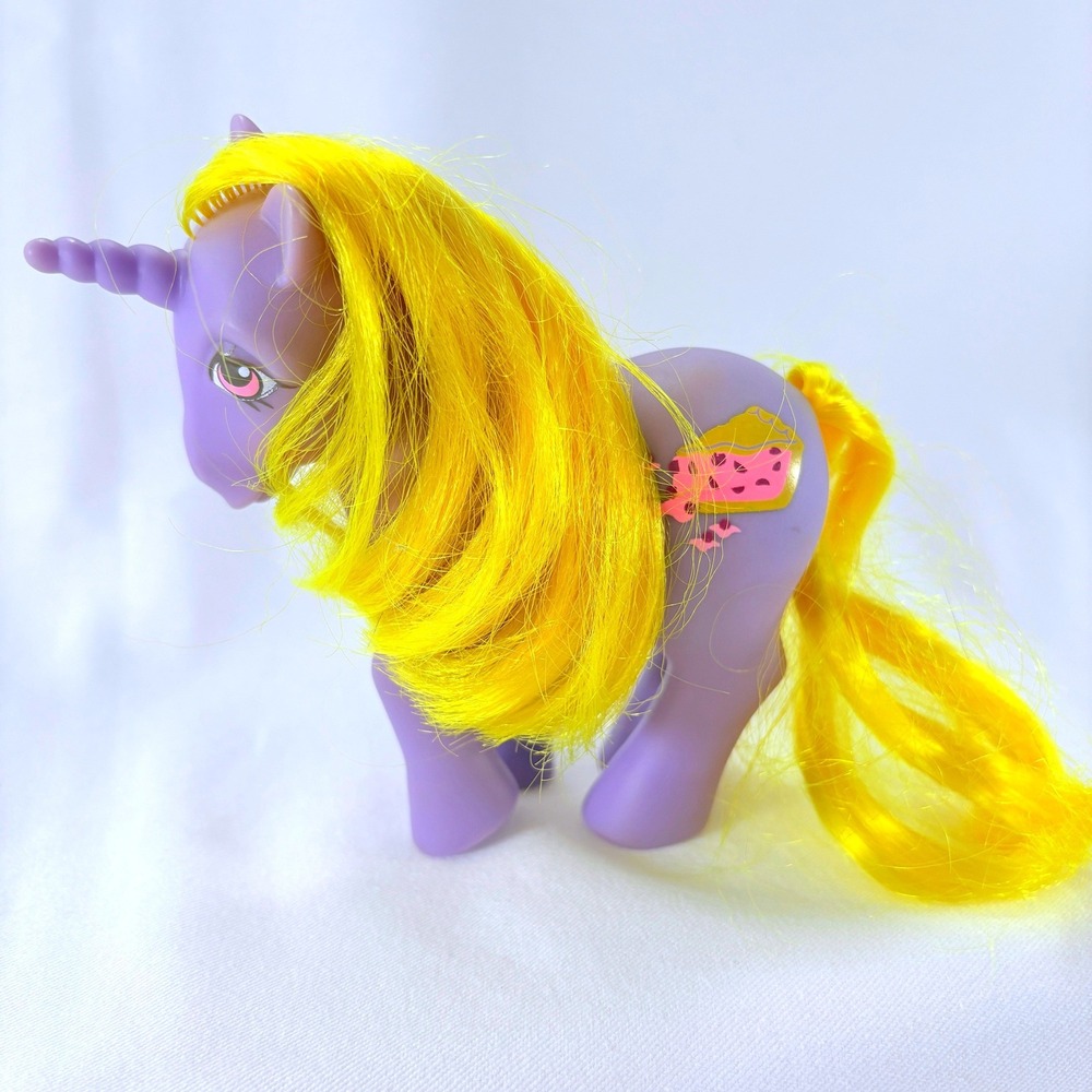 Vintage 1984 Hasbro My Little Pony MLP G1 Boysenberry Pie Unicorn Pony Toy